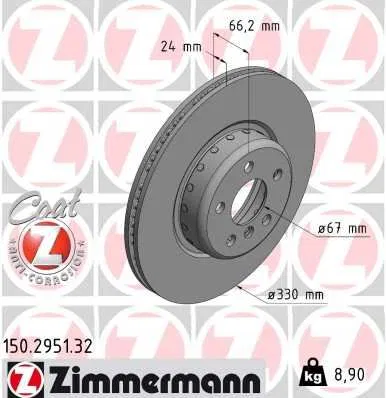 Fren Disk | 150.2951.32 ZIMMERMANN