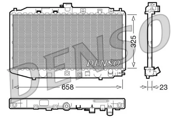 19010PH4003 Su Radyatörü Honda Civic IV | DRM40002 DENSO