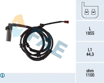 56027722 Tekerlek Hiz Sensörü - ABS Jeep Grand Cherokee | 78069 FAE