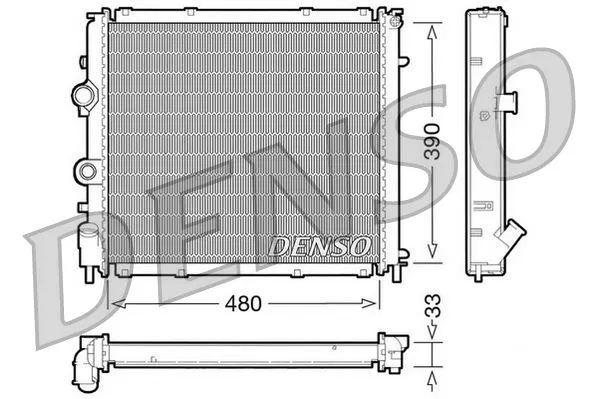 7700417175 Su Radyatörü | DRM23011 DENSO