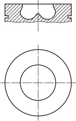 059107065CH Piston | 033PI00102000 MAHLE