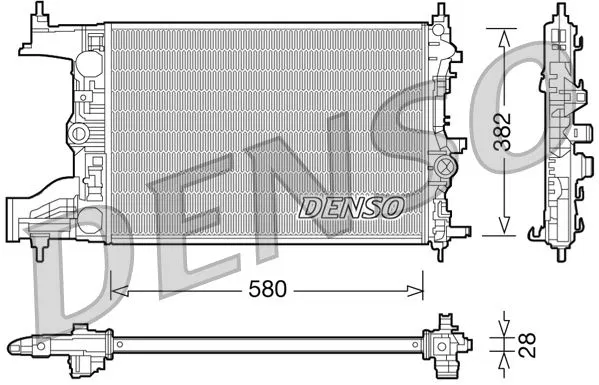1300301 Su Radyatörü Opel Astra J | DRM20096 DENSO