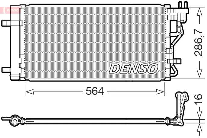 97606J9000 Klima Radyatörü | DCN41027 DENSO