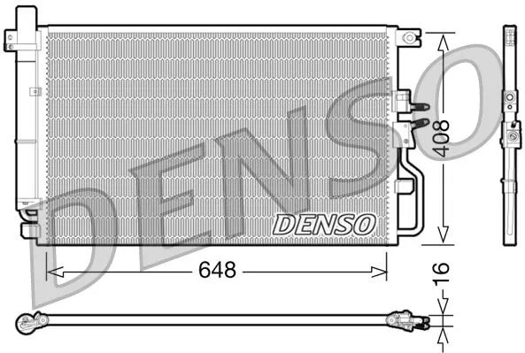 9531078J01 Kondansatör, Klima Sistemi | DCN47003 DENSO