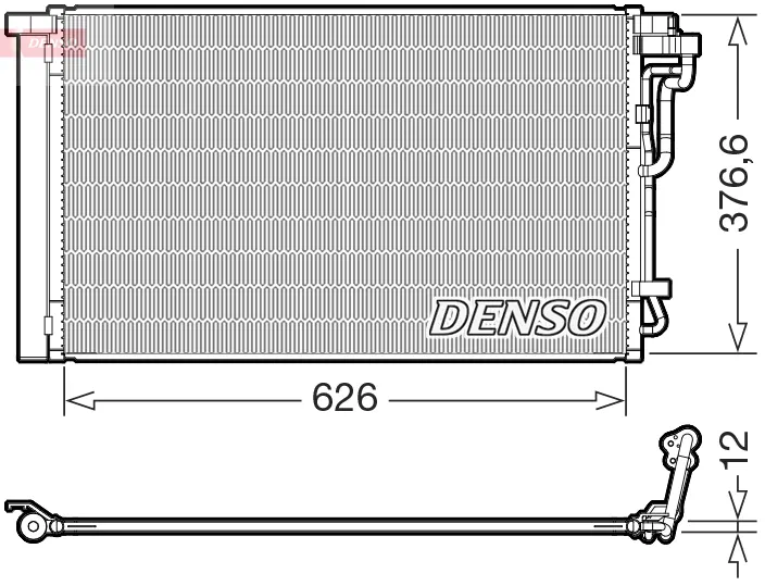 97606F2090 Klima Radyatörü Hyundai Elantra VI | DCN41034 DENSO