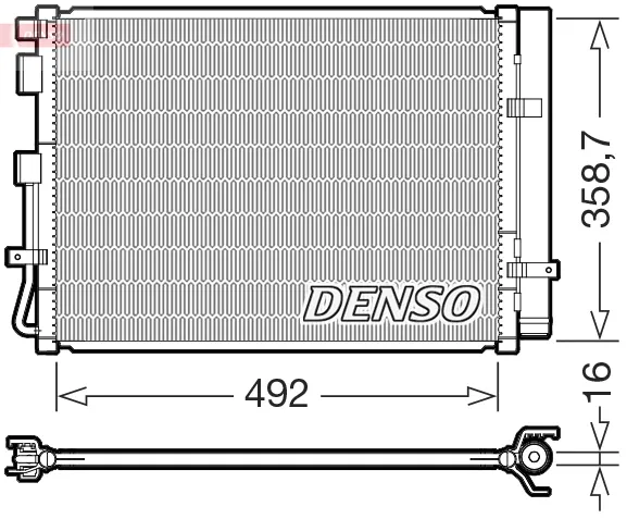97606Q0300 Klima Radyatörü | DCN41035 DENSO