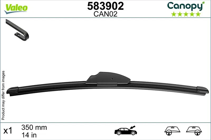288904685R Silecek Süpürgesi (350 mm) Canopy | 583902 VALEO