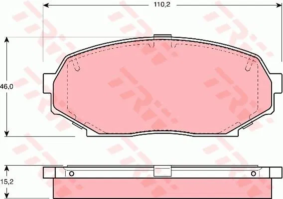 N0Y13328ZA Disk Balata Mazda MX-5 I | GDB1028 TRW