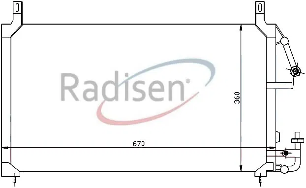 96164823 Klima Radyatörü NExIA Espero | RC 94424 RADISEN