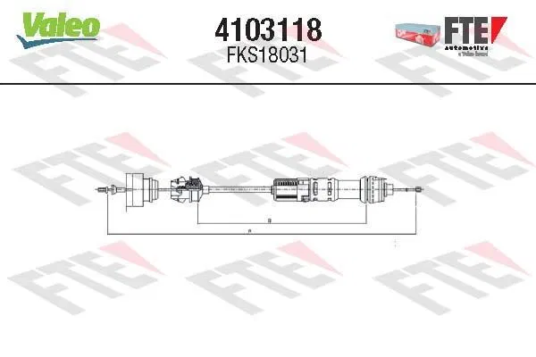 2150Y8 Aksesuar Binek Peugeot 306 | 4103118 VALEO