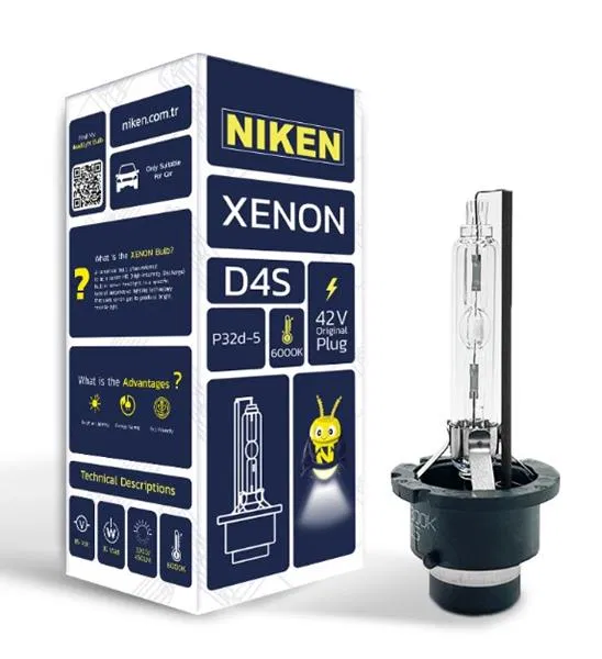 Xenon Far Ampulu Niken D4S 42V 35W P32d-5 6000K | 068 001 02 04 NIKEN
