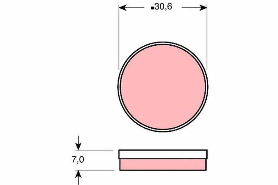 95534349 Disk Balata | GDB271 TRW