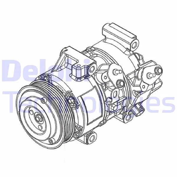 883100F020 Kompresör Toyota Corolla Verso | CS20495 DELPHI