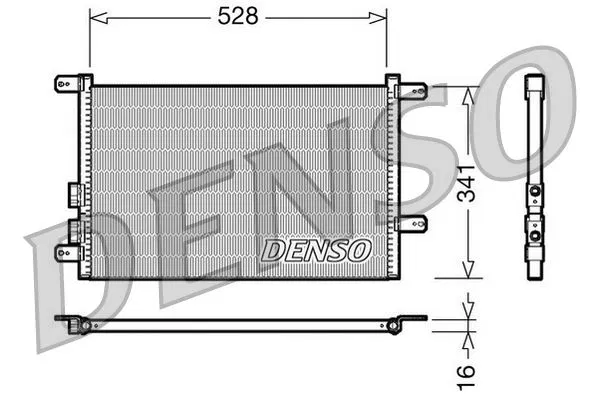 46790658 Klima Radyatörü | DCN01003 DENSO