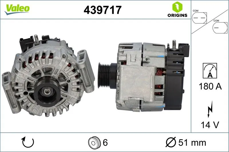 141544202 Alternatör Daımler | 439717 VALEO