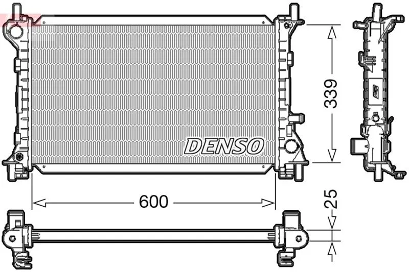 YS4Z8005BB Motor Su Radyatörü Ford Focus I (98-05) | DRM10003 DENSO