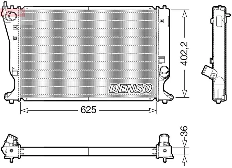 164000R011 Su Radyatörü | DRM50132 DENSO