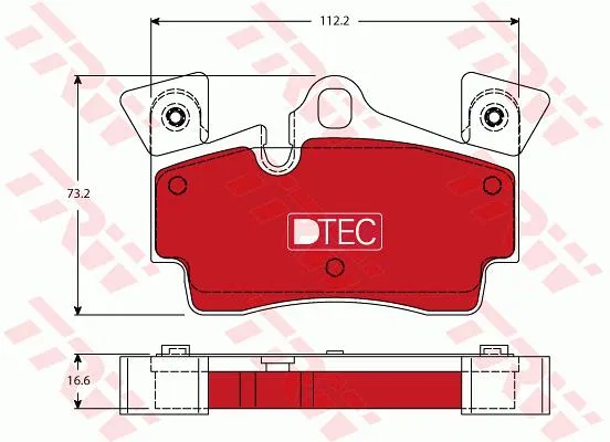 7L5698451 Disk Balata Audi Q7 | GDB1652DTE TRW