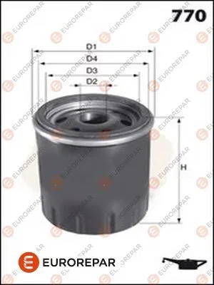 650104 E:OIL Filter | E149202 EUROREPAR