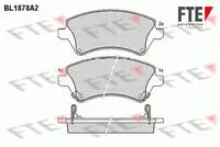 0446502061 Fte Balata Fren ON-(TOYOTA Corolla 03/07 Vvti ) | 9001093 VALEO