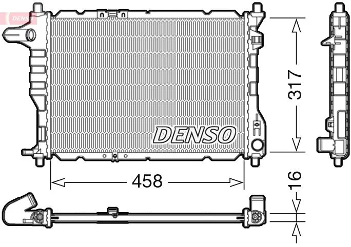 96591475 Su Radyatörü | DRM08005 DENSO