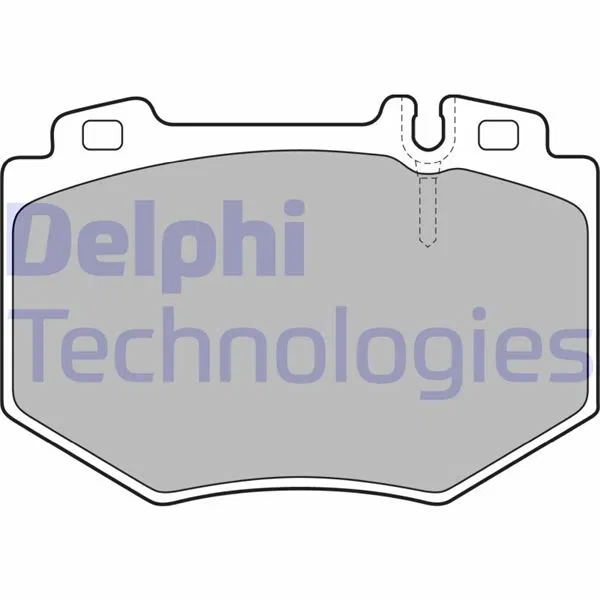 A0044200620 Fren Balatası Mercedes-Benz S-Class | LP1851 DELPHI