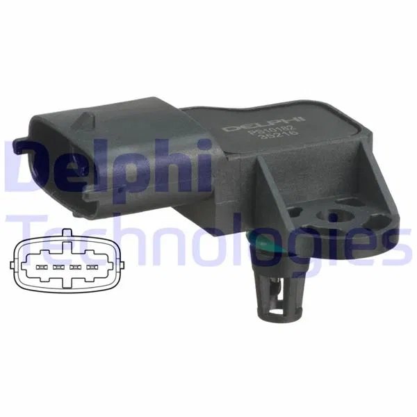 93170309 Map Sensörü Alfa Romeo Giulıetta, Mito, Fiat 500, Bravo, Doblo, Grande Punto, Linea, Lancıa Delta | PS10182 DELPHI
