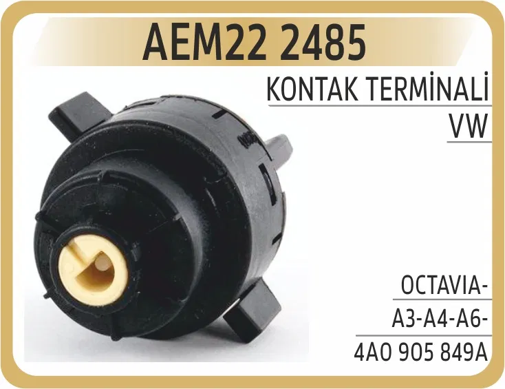 4A0905849A Kontak Terminali Octavia - A3 - A4 - A6 - | 2485 AEM