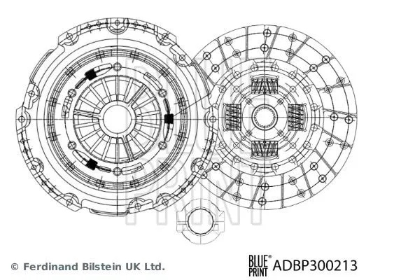 SH0116410AS2 Debriyaj Seti Atenza III AWD Atenza III Wagon AWD | ADBP300213 BLUEPRINT