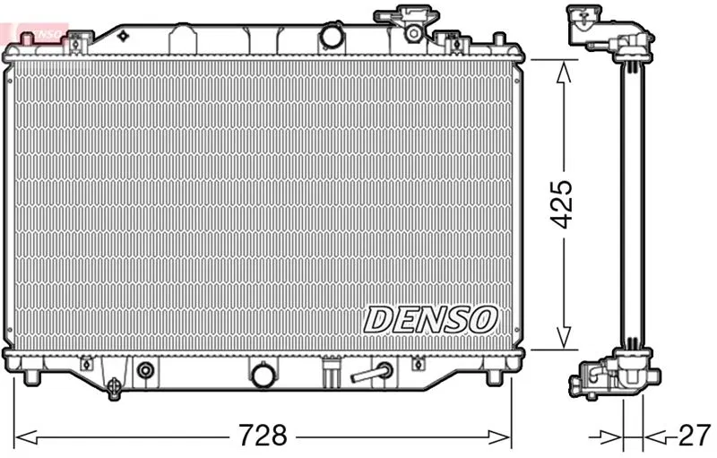 SH0215200A Su Radyatörü | DRM44041 DENSO