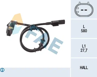A1635422118 Tekerlek Hiz Sensörü - ABS Mercedes-Benz M-Class | 78134 FAE