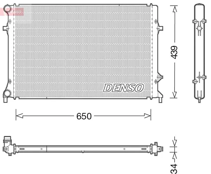 5K0121251H Su Radyatörü | DRM32042 DENSO