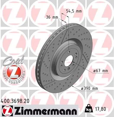 1664210512 Fren Disk | 400.3698.20 ZIMMERMANN