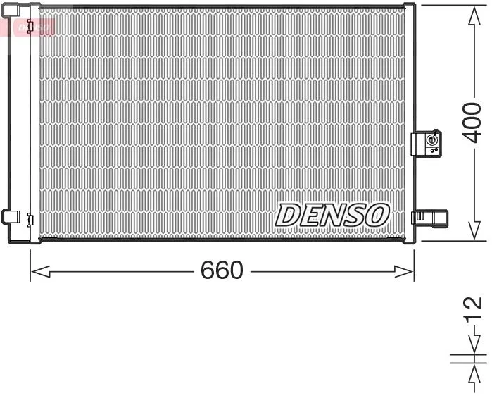 64539389411 Thermal Condenser Unit | DCN05037 DENSO