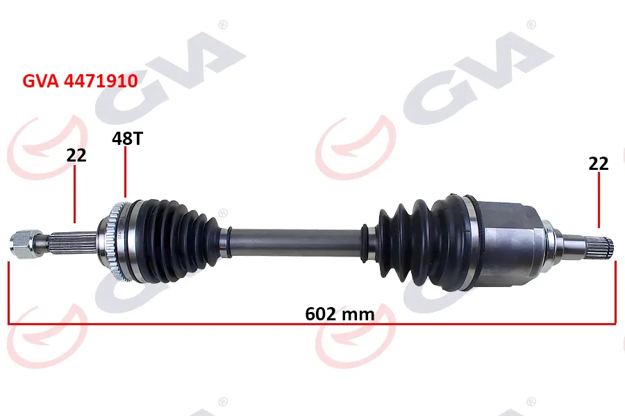 96485019 Komple Aks Sol Kalos 1.4 16V-Aveo 1.4 16V (03-08) | 4471910 GVA