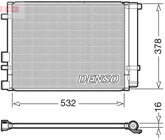 976061J200 Klima Radyatörü | DCN41006 DENSO