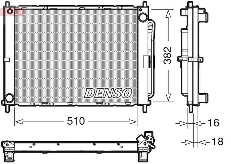 21400AX301 Su Radyatörü Nissan Micra III | DRM46102 DENSO