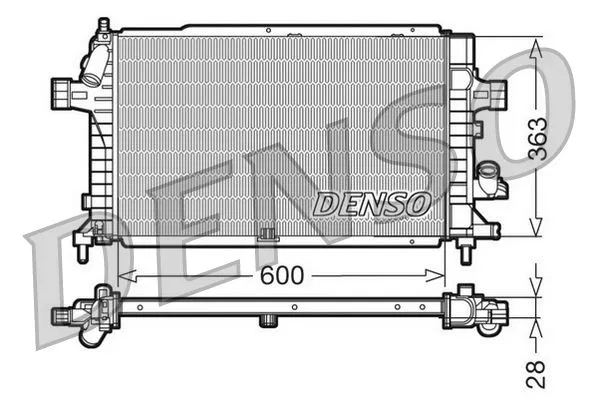 13143570 Su Radyatörü | DRM20102 DENSO