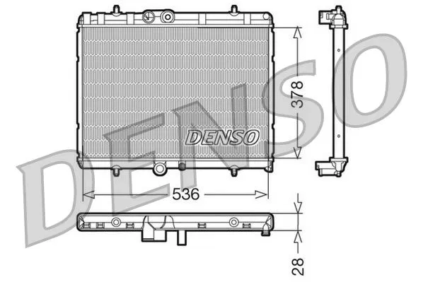 1330G9 Su Radyatörü | DRM07015 DENSO