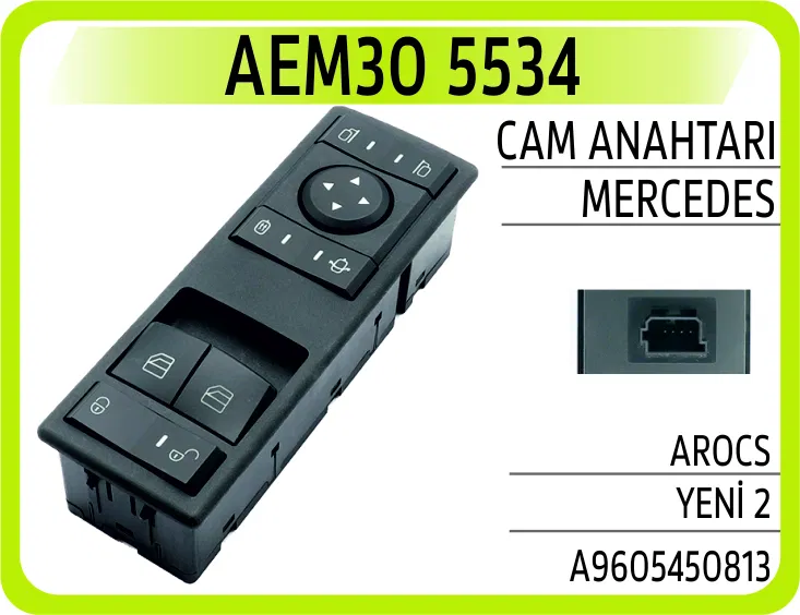 A9605450813 Cam Anahtarı Mercedes Arocs Yeni 2 | 5534 AEM