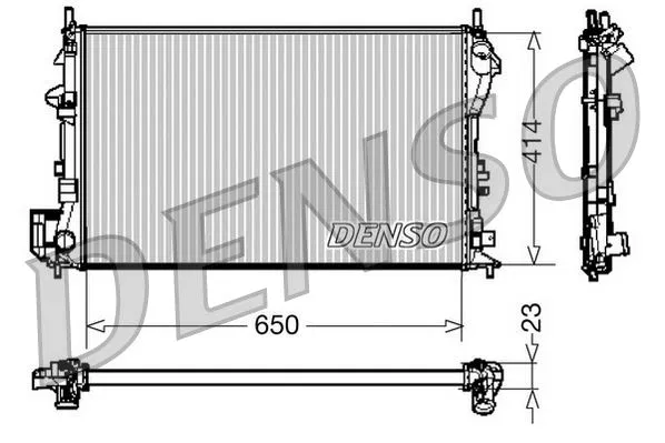 1300244 Su Radyatörü | DRM20028 DENSO