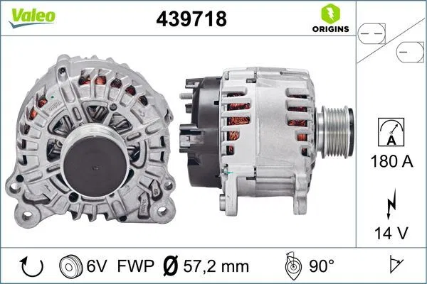 03L903023BSP Alternatör Vag | 439718 VALEO