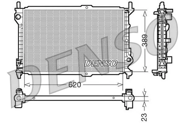 1365996 Su Radyatörü | DRM10107 DENSO