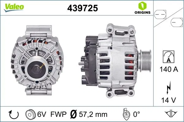 06H903017E Alternatör Vag | 439725 VALEO