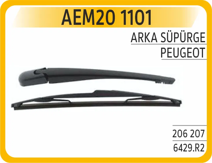 6429R2 Arka Süpürge Peugeot 206 207 | 1101 AEM