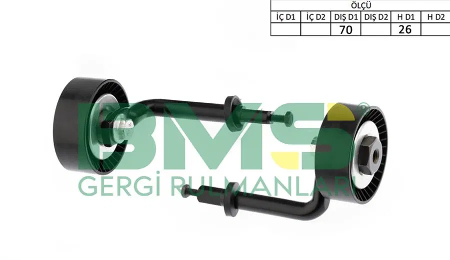11287807021 Kayış Gergi Rulmanı BMW M47N M57N E46 E90 E91 E92 | 570 BMS
