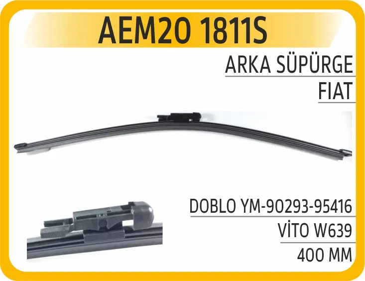 Arka Süpürge 400 Mm Doblo YM-90293-95416 Vito W639 | 1811S AEM
