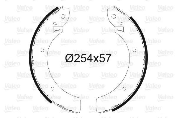 1610955 Kampana Balata ( Hyundai H100 ) | 562108 VALEO