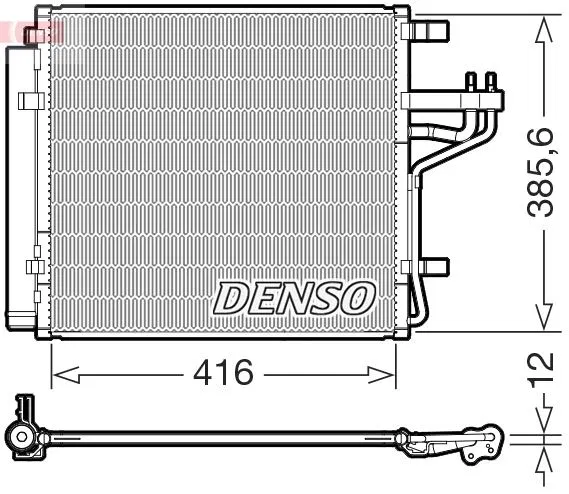 97606G6050 Thermal Condenser Unit | DCN43012 DENSO