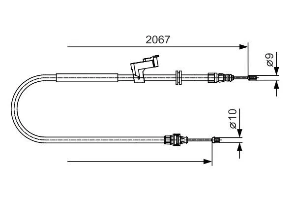 1545340 Tel El Fren Ford Galaxy II | 1987482134 BOSCH